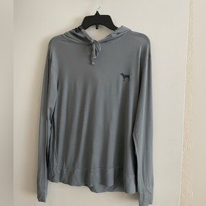 Pink by Victoria’s Secret, hooded, long sleeve shirt